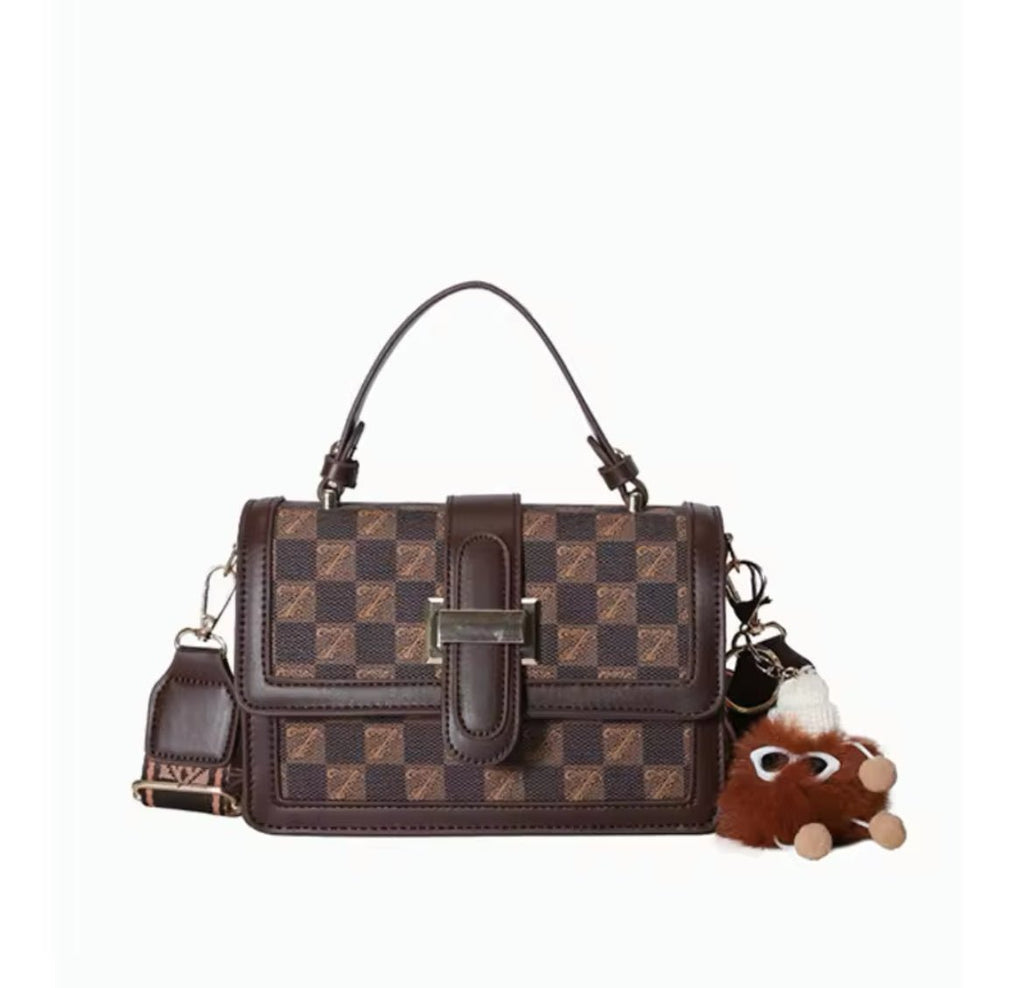Letter printing portable casual shoulder crossbody bag XD21