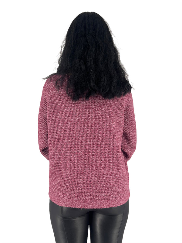 Long Sleeve Batwing Knitted Jersey