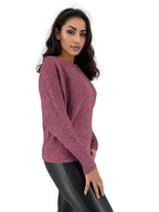 Long Sleeve Batwing Knitted Jersey XD21