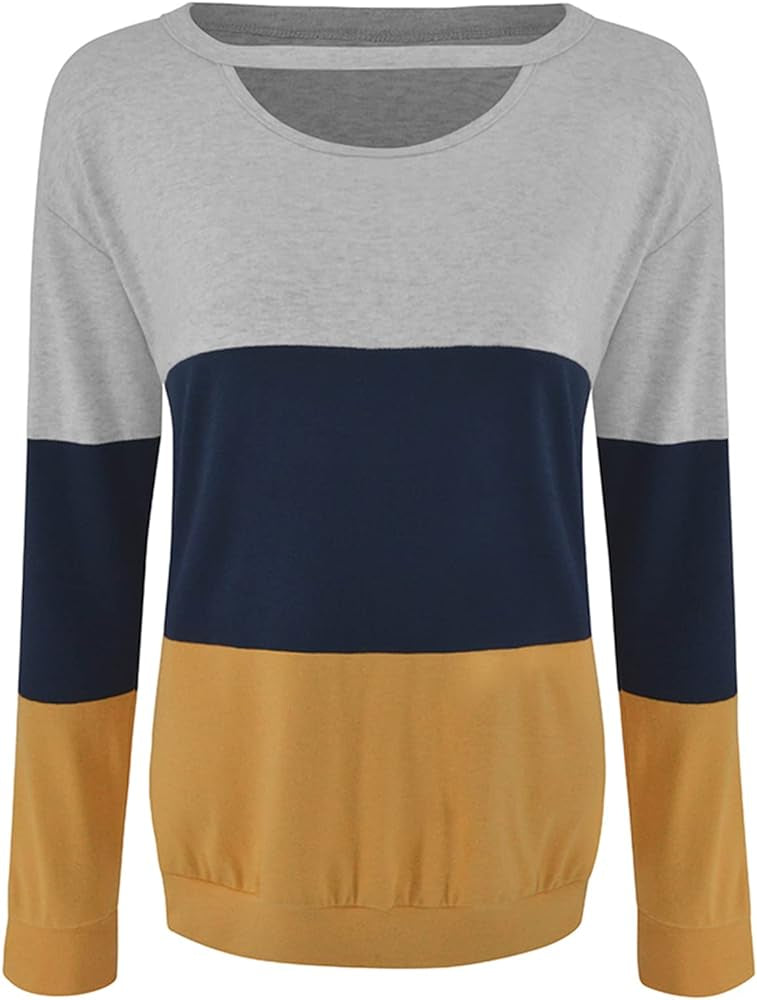 Long Sleeve Colourblock Regular T-Shirt XD21