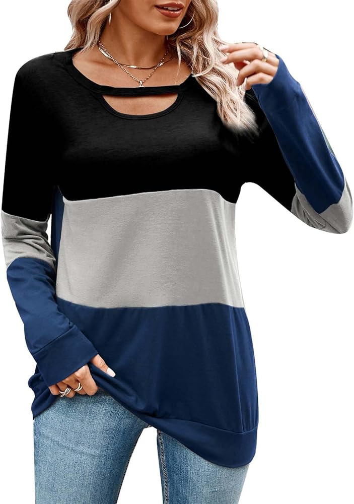 Long Sleeve Colourblock Regular T-Shirt XD21