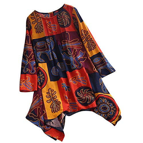 Long Sleeve Patterned Back Button Up Long Shirt Blouse XD21