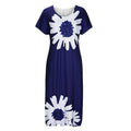 Long Slit Printed Maxi Dress XD21