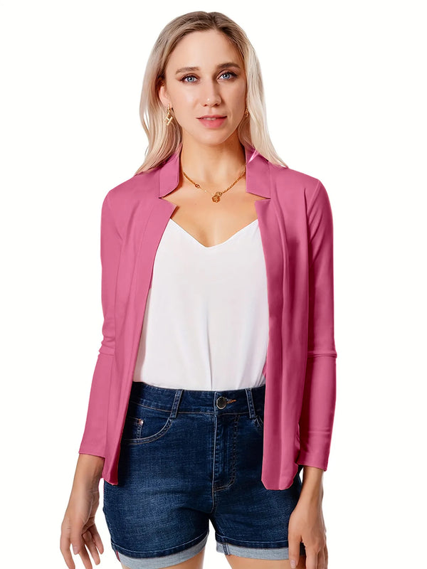Long sleeve casual work blazer