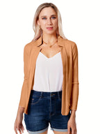 Long sleeve casual work blazer XD21