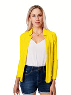 Long sleeve casual work blazer XD21