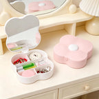Flower Folding Make-up Storage Mirror