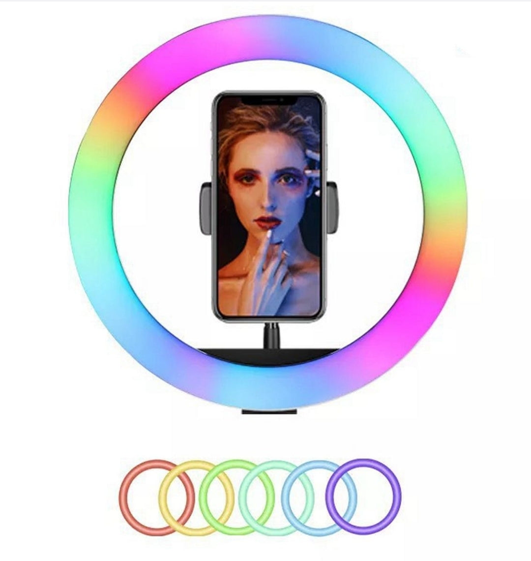 MJ33 RGB LED Soft Ring Light 33CM Without Stand XD21