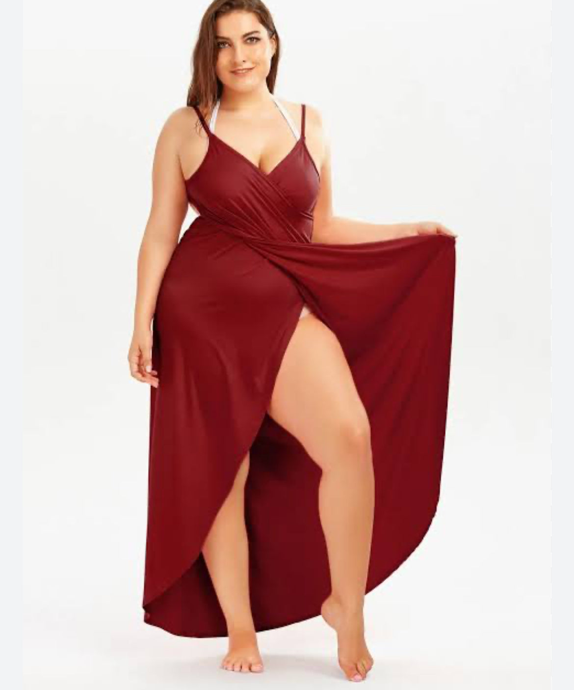 Maxi Beach Cover Up Wrap Dress XD21