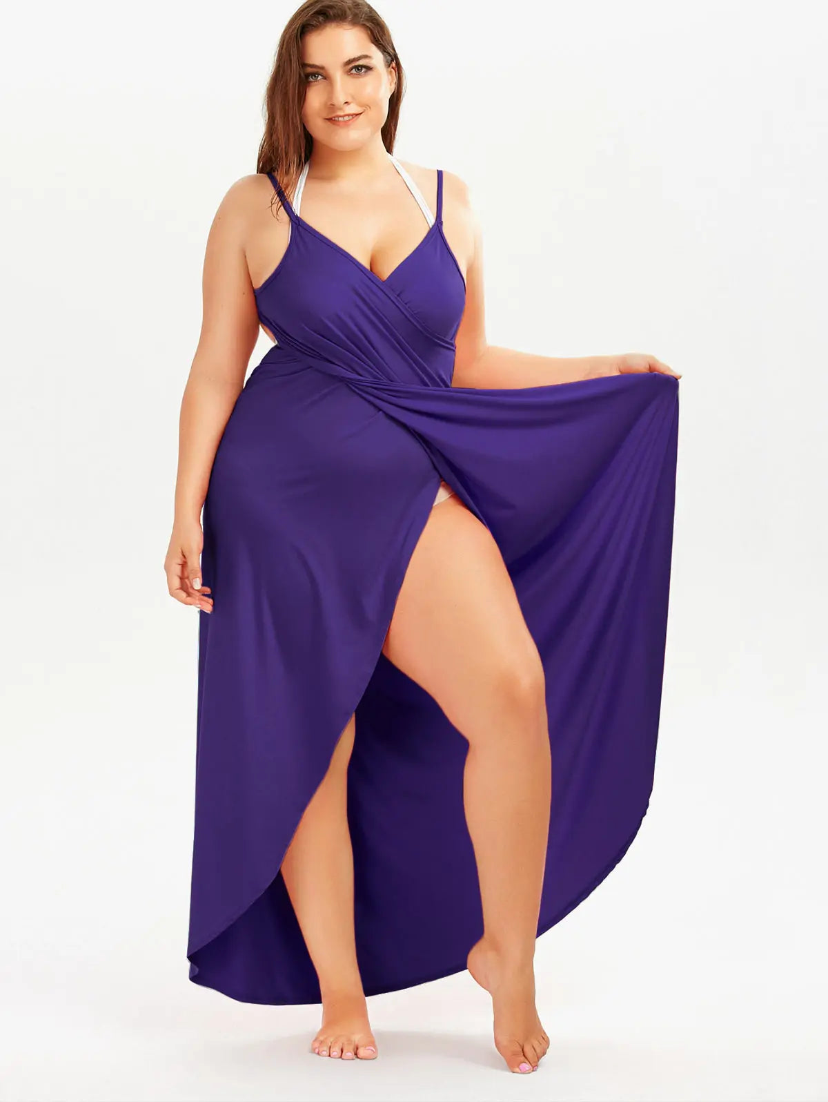 Maxi Beach Cover Up Wrap Dress XD21