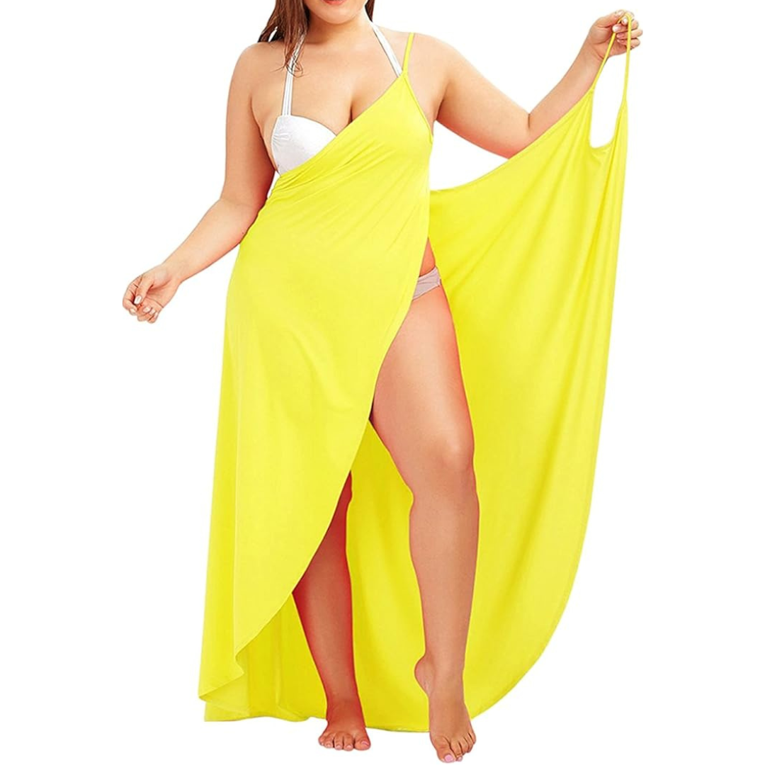 Maxi Beach Cover Up Wrap Dress XD21