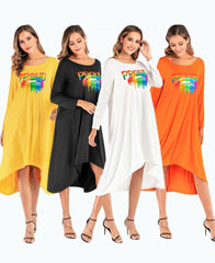 Maxi Dress Rainbow Lips - XD21