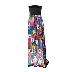 Maxi Letter Graphic Sleeveless Dress