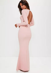 Mermaid Maxi Long Sleeve Dress