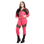 Mesh Patchwork Two Piece Gym Set XD21