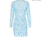 Mesh see through mini bodycon dress - XD21
