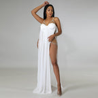 Sleeveless Nightclub Mesh Skirt One-piece Dress - XD21