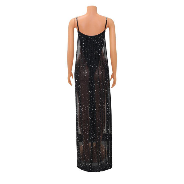 Mesh Skirt One-piece Dress