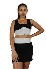 Mini Skirt And Crop Top Suit Skirt Two Piece Set XD21