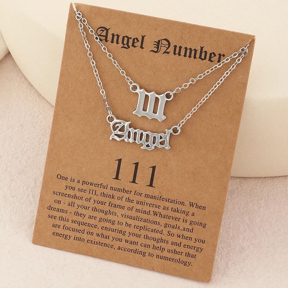 Minimalist Angel Number Necklace 111 - XD21