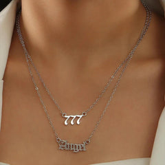 Minimalist Angel Number Necklace 111 - XD21