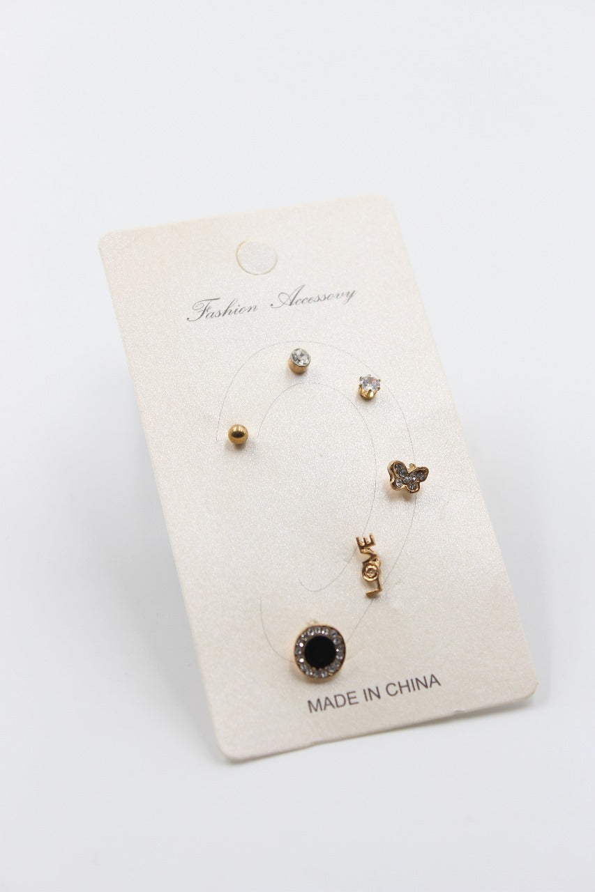 Mix Match 6pc Stud Earring Set XD21