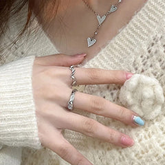 Moonstone Ring Set 2pc XD21