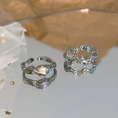 Moonstone Ring Set 2pc XD21