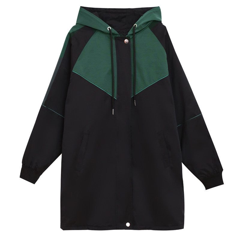 Fleece Lined Hooded Windbreaker – Warm Casual Outdoor Jacket