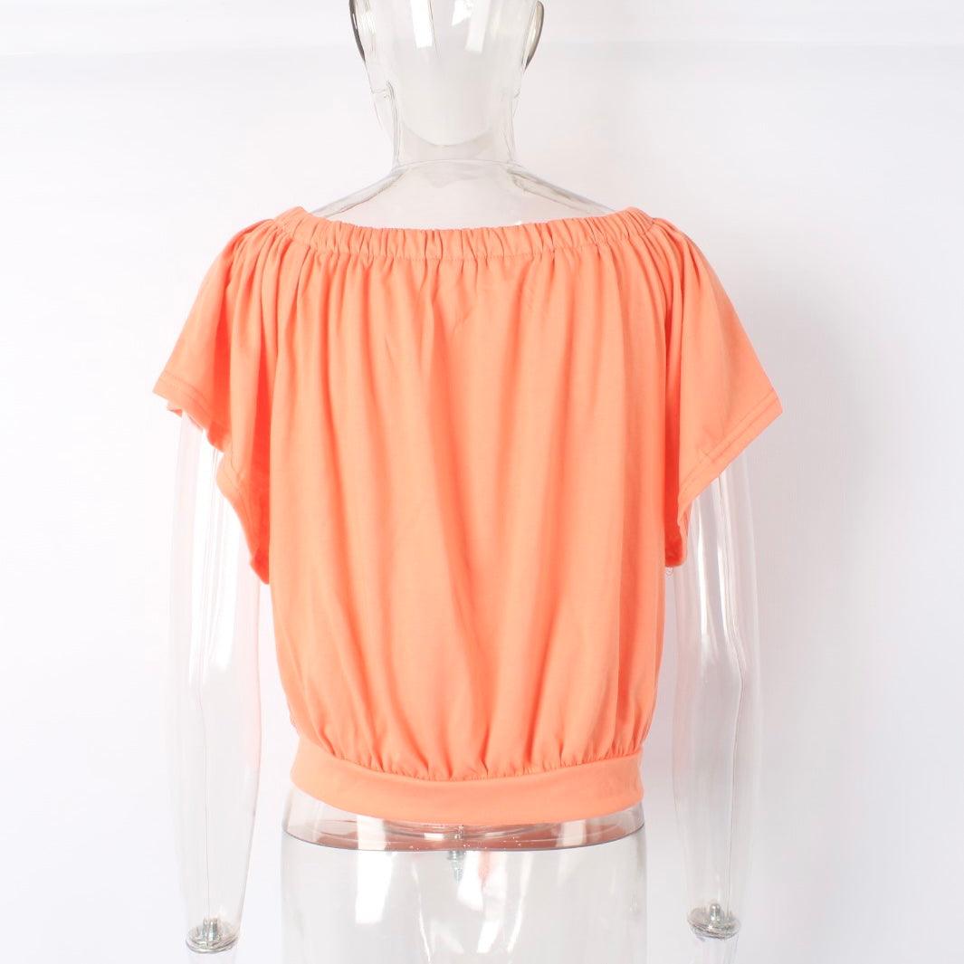 Off Shoulder Lace Up Top - XD21