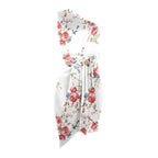 One Shoulder Floral Print Mini Dress XD21