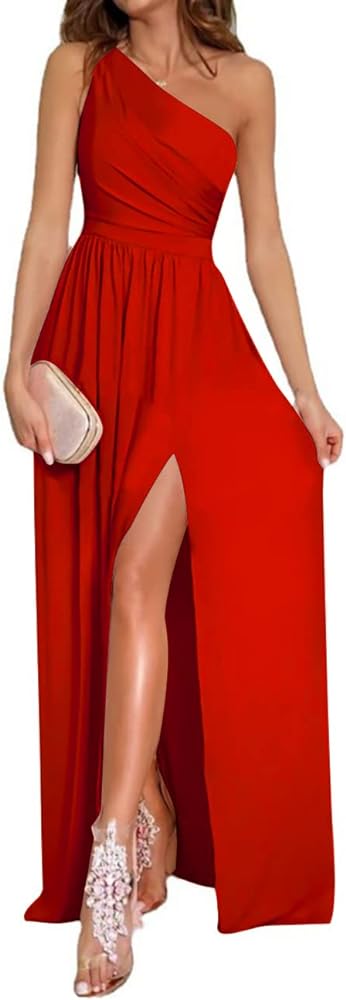 12pcs One Shoulder High Split Sleeveless - Bundle