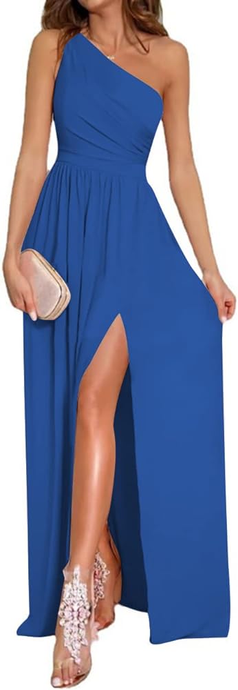 One Shoulder High Split Sleeveless XD21