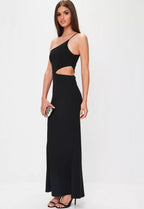 One Should Spaghetti Strap Maxi Dress S / Black
