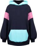 Oversized Colourblock Hooded Jersey XD21