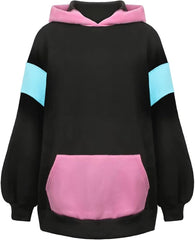 Oversized Colourblock Hooded Jersey XD21