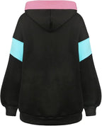 Oversized Colourblock Hooded Jersey XD21