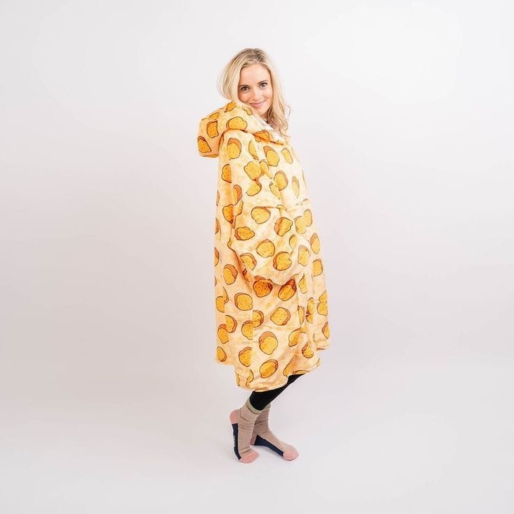 Oversized Hoodie Flannel Sleepwear XD21