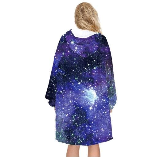 Oversized Hoodie Flannel Sleepwear XD21