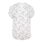 Patterned Thin Loose Shirt XD21