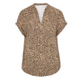 Patterned Thin Loose Shirt XD21