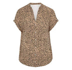 Patterned Thin Loose Shirt XD21