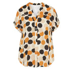 Patterned Thin Loose Shirt XD21