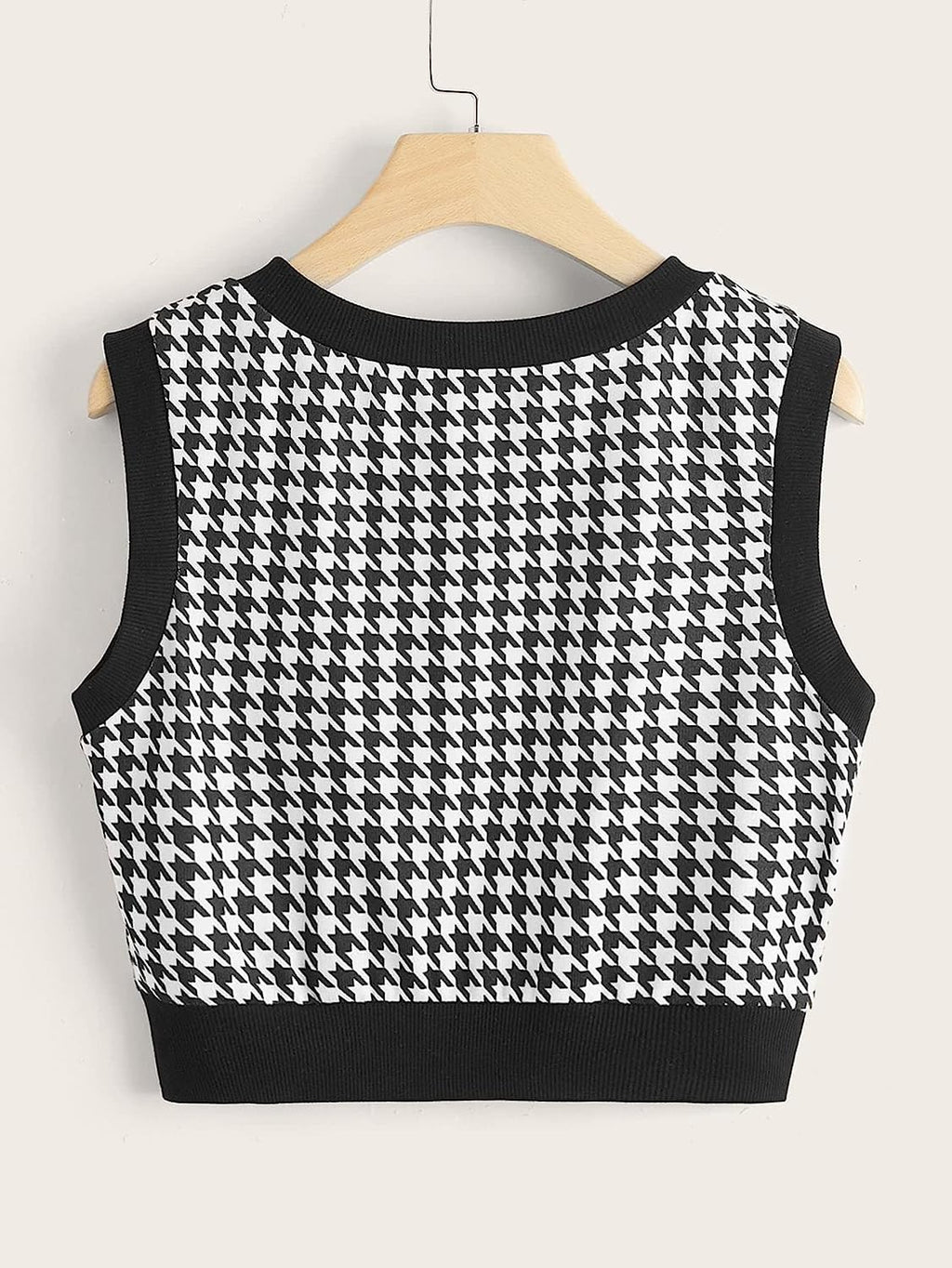 Plaid Check Pullover Jersey XD21