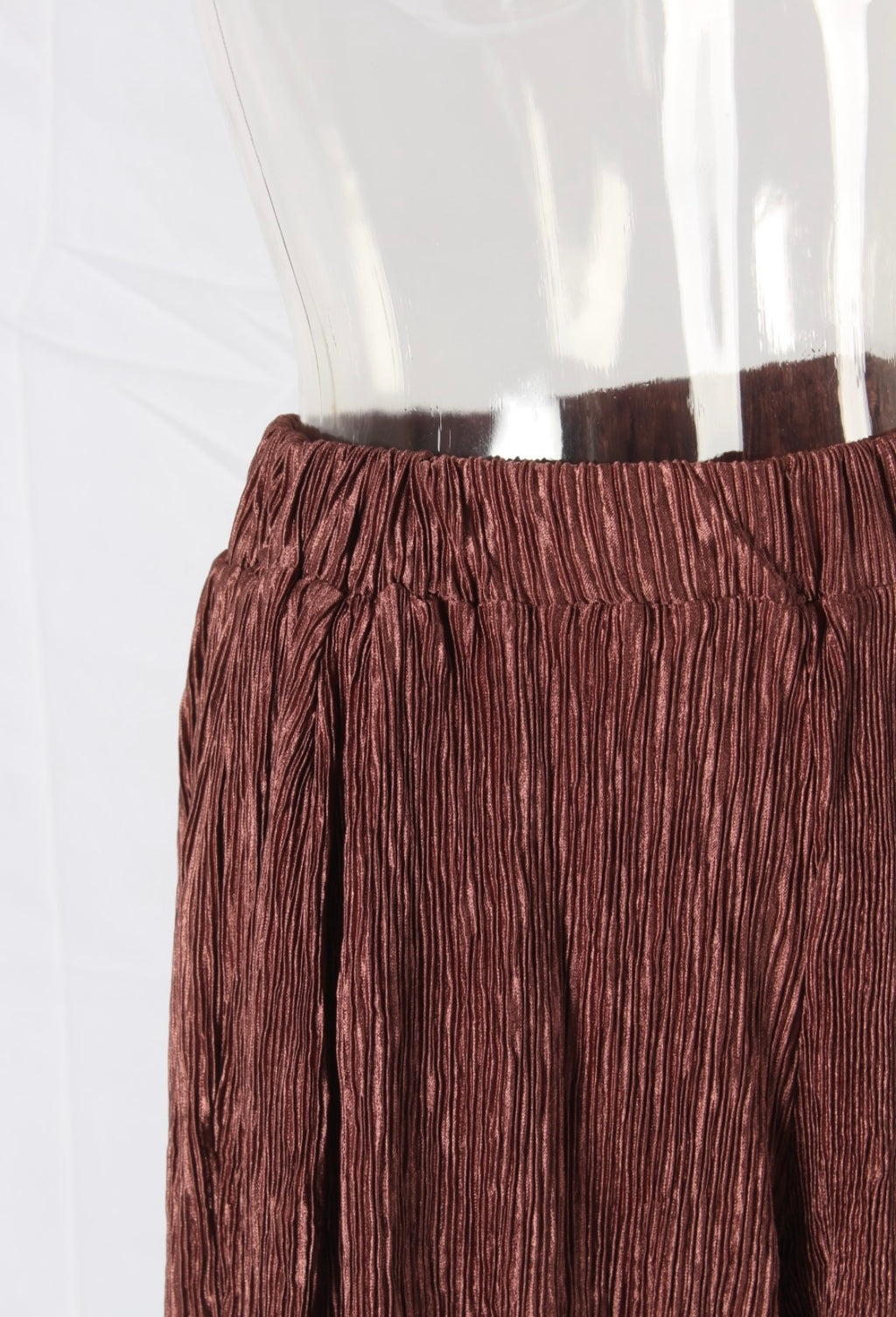 Pleated frill elastic waist shorts XD21