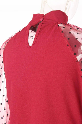 Polka Dot Sleeve Dress - XD21