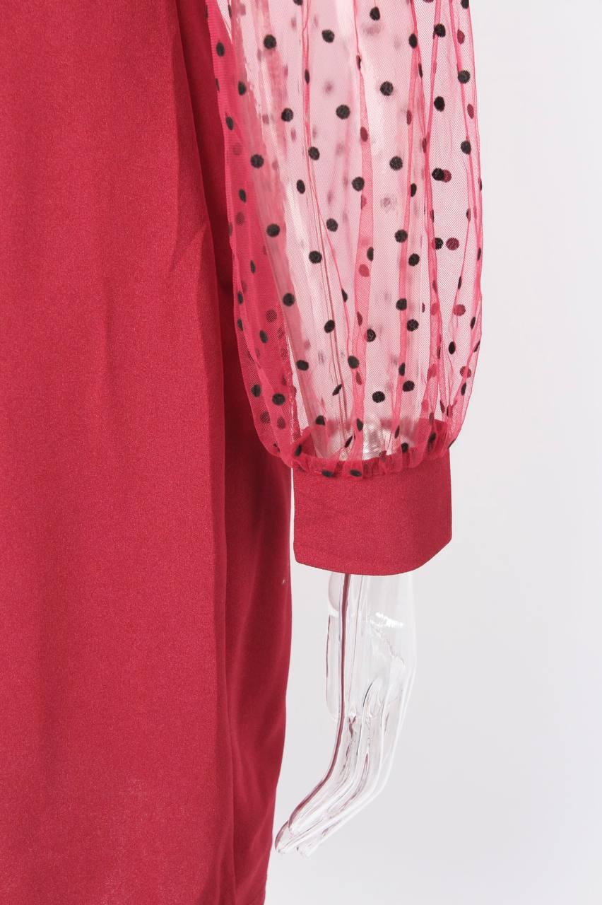 Polka Dot Sleeve Dress - XD21