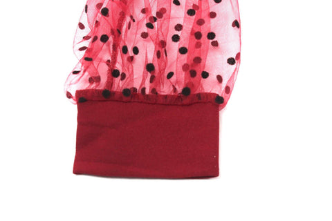 Polka Dot Sleeve Dress - XD21