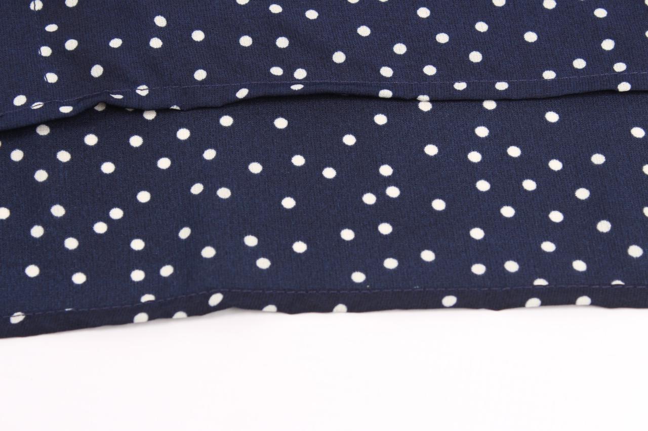 Polka dot dress with pockets - XD21