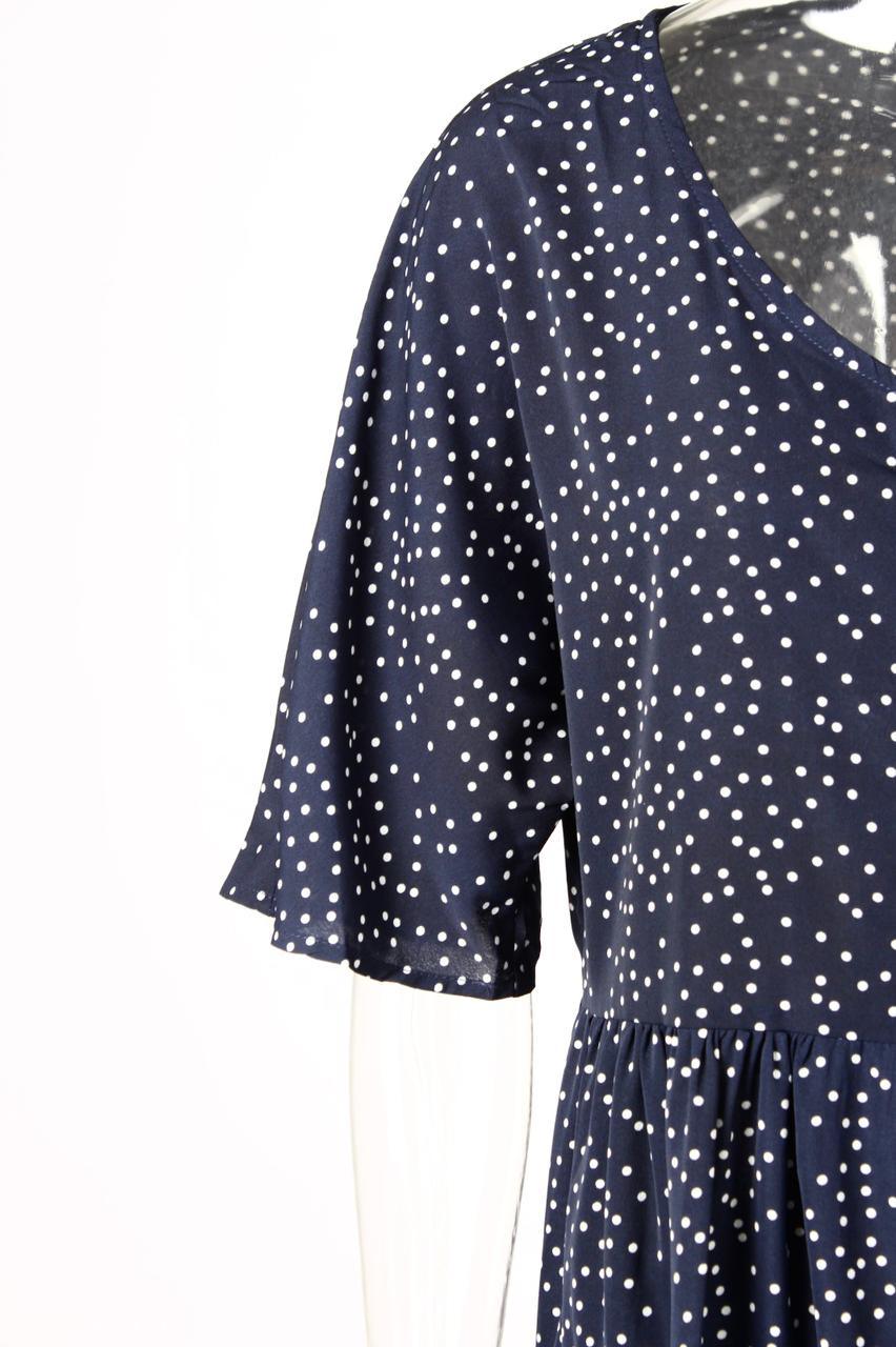 Polka dot dress with pockets - XD21